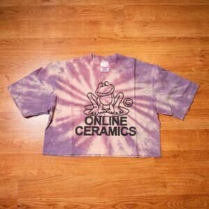 Online Ceramics NEW Crop Top Nobody Can Change My World